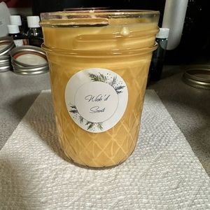 Homemade scented candle